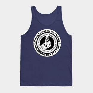 Turning Tactical into Pizza Delivery Tank Top